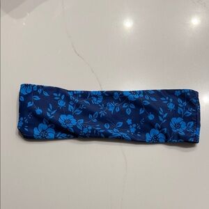 SHEIN Navy Floral Bikini Top